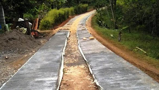Pembangunan Cor Jalan Dusun Purwosari RT 04 RW 03 Desa Mekarsari Tahun 2021