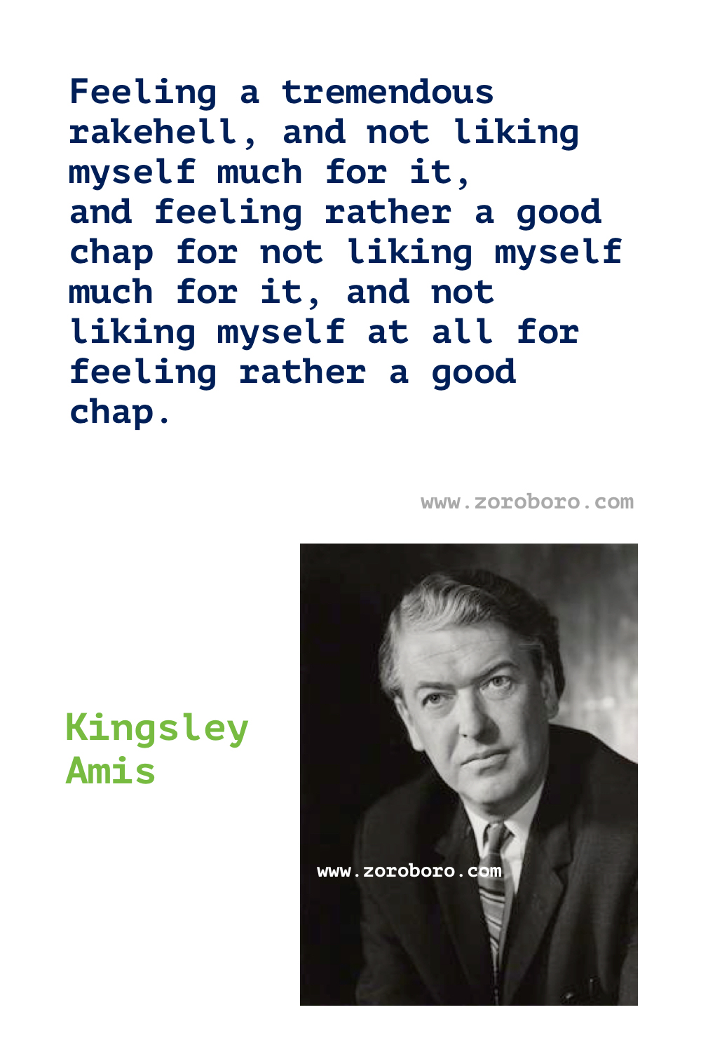Kingsley Amis Quotes. Kingsley Amis (Author of Lucky Jim). Kingsley Amis Books Quotes. Kingsley Amis Quotes.
