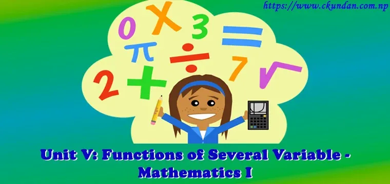 Functions of Several Variable - Mathematics I