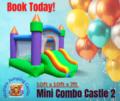 Mini Combo castle 2 - Untuk sewaan boleh tekan link di gambar