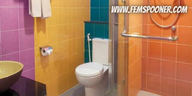 ide desain kamar mandi minimalis - nuansa fresh