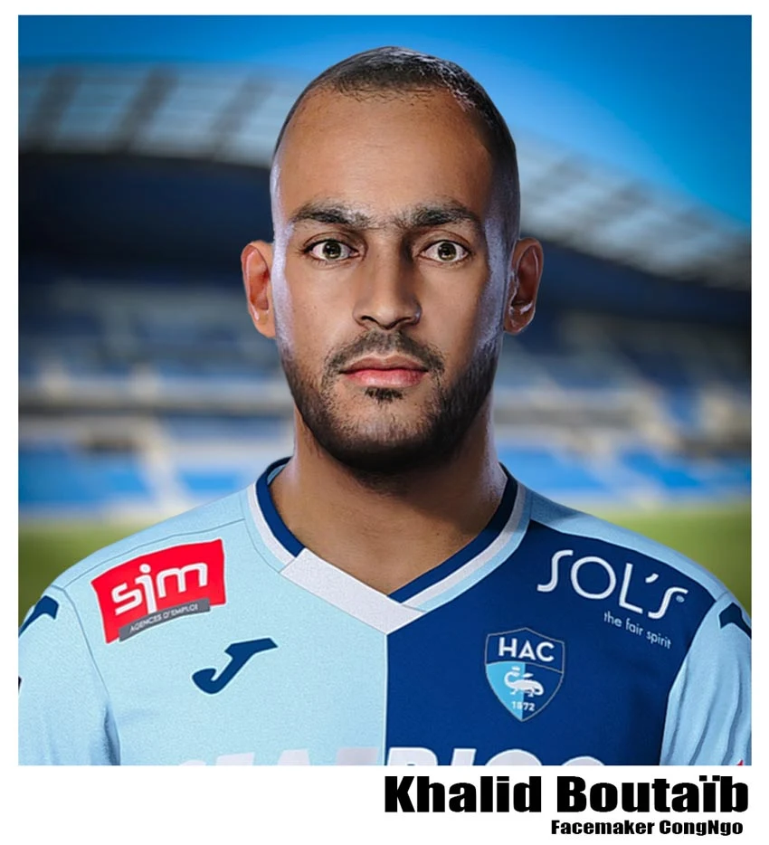 Khalid Boutaïb Face For eFootball PES 2021