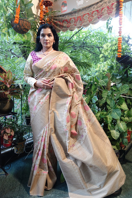 Banarasi tussar saree