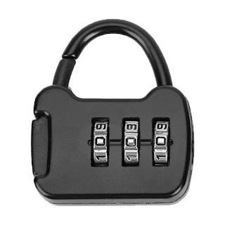 3 Digit Code Combination Password Lock Backpack Padlock Mini Luggage Case Lock