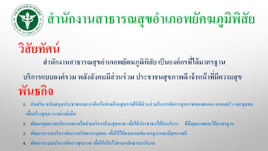 วิสัยทัศน์ พันธกิจ