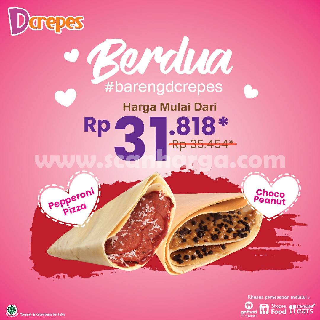 DCREPES Promo Paket BERDUA harga mulai Rp. 31.818