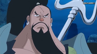 ワンピースアニメ WCI編 829話 タイヨウの海賊団 アラディン Aladine | ONE PIECE ホールケーキアイランド編