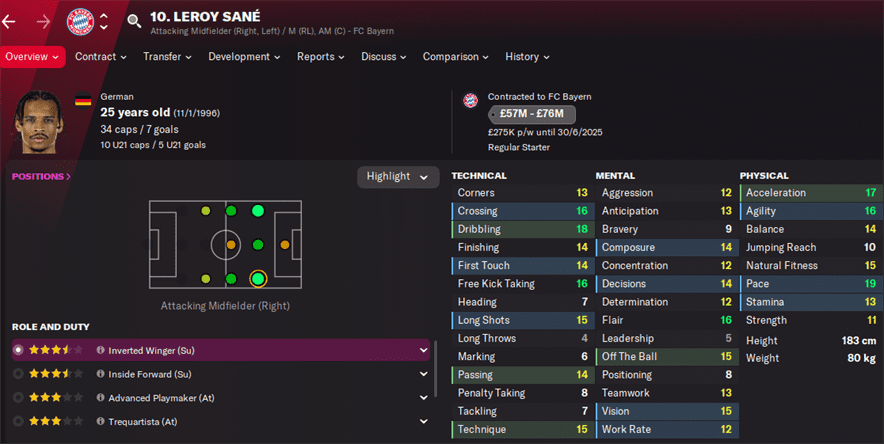 Leroy Sane FM22