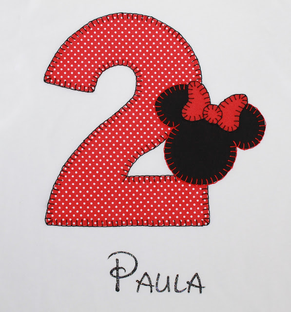 camiseta cumpleaños Minnie Mouse