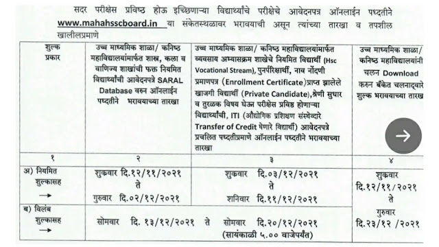 इ.१२वी च्या परीक्षांसाठी आवेदनपत्रे ऑनलाईन पद्धतीने भरणे बाबत | Filling the application forms online for 12th standard examinations