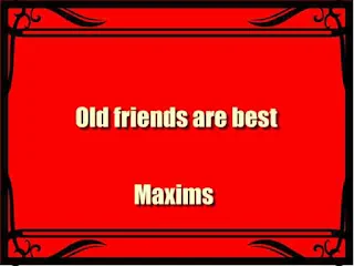 Old friends are best