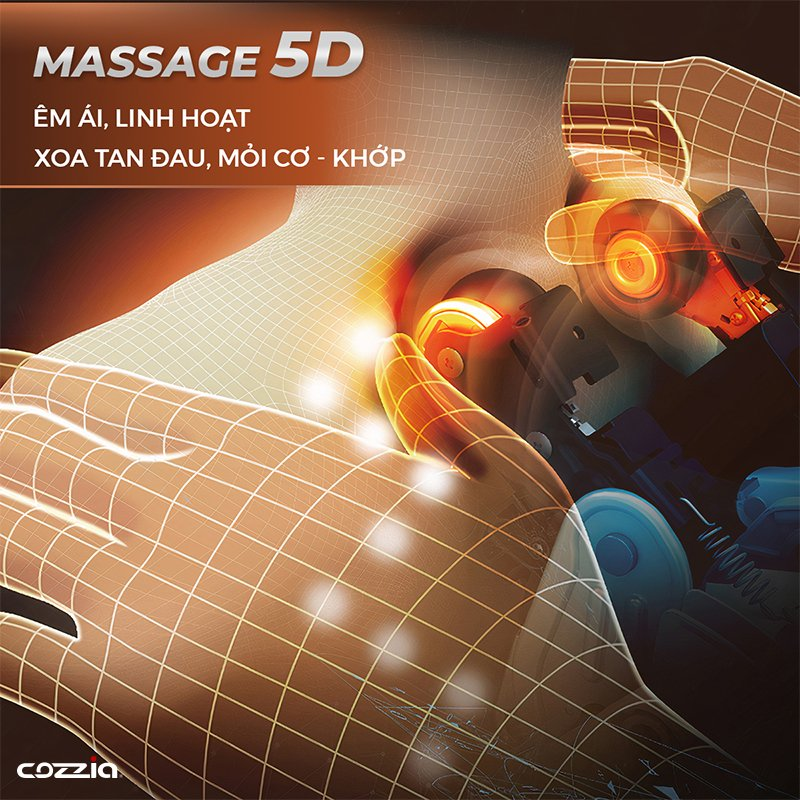 Ghế Massage Cozzia CZ-123 - ảnh 5