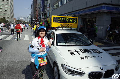2016 TOKYO MARATHON race 20K timer