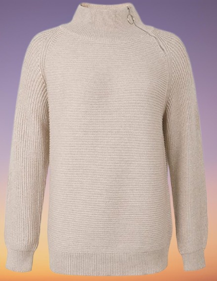 Long Sleeve Sweater Women Turtleneck