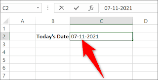 Free Excel Course How to Insert Today's Date in Microsoft Excel