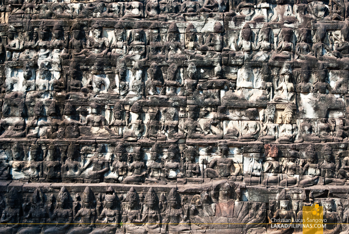 Leper King Terrace in Angkor Thom, Siem Reap