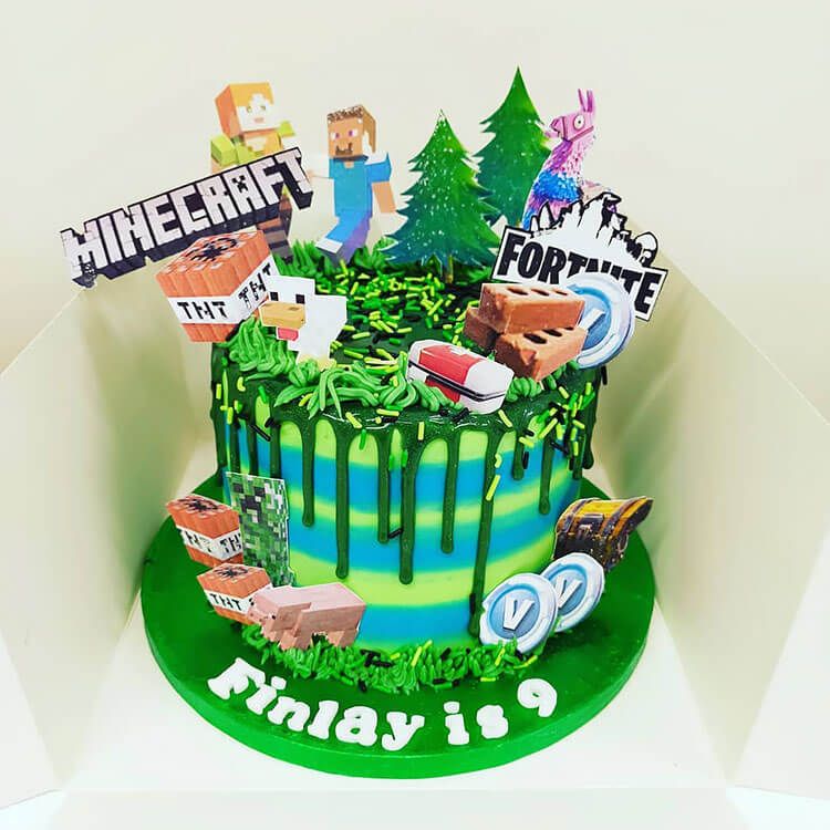 minecraft cake ideas