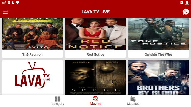 تطبيق لافا الخرافي لمشاهدة القنوات العالمية والمشفرة بدون تقطيع ومفعل بدون كود LAVA TV Live 1.0 ( IPTV - Netflix - BeiN Sport - PrimeVideo - Shahid ) MOD Premium Unlocked