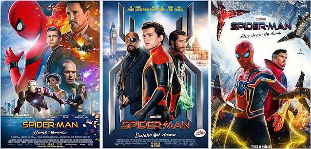 Spider-Man: Homecoming (2017), Spider-Man: Daleko od domu/ Spider-Man: Far From Home (2019), Spider-Man: Bez drogi do domu/ Spider-Man: No Way Home (2021)