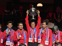 China and Indonesia won Uber Cup and and Thomas Cup Respectively.