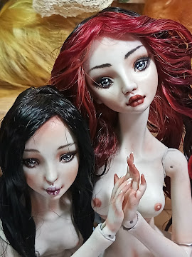 ALL CHINA PAINTED  DOLLS