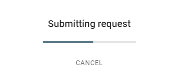Submitting request