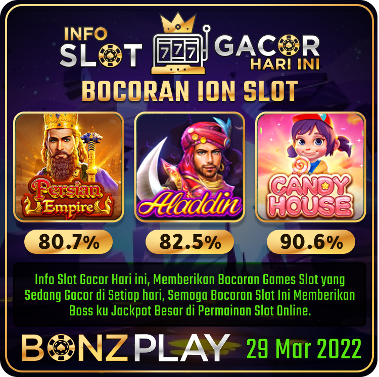 Bocoran Slot Ion Slot | RTP Slot Gacor Ion Slot