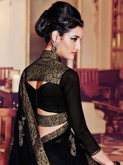 Beautiful  black saree