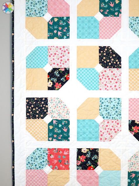 Make Believe quilt pattern by Andy Knowlton of A Bright Corner a layer cake and fat quarter pattern in five sizes