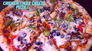 Chicken Tikka Cheese Pizza