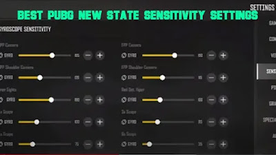 pubg new state sensitivity settings, pubg new state sensitivity code, pubg new state best sensitivity code