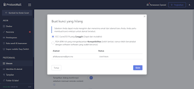 Cara Setting Domain Pendek @pm.me di Email ProtonMail?