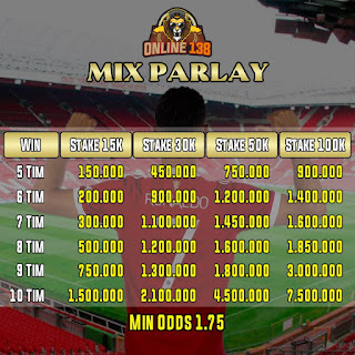 ONLINE138 - Bonus Mix Parlay