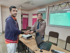 Prize distribution of Quiz on "National Mathematics Day_2023"