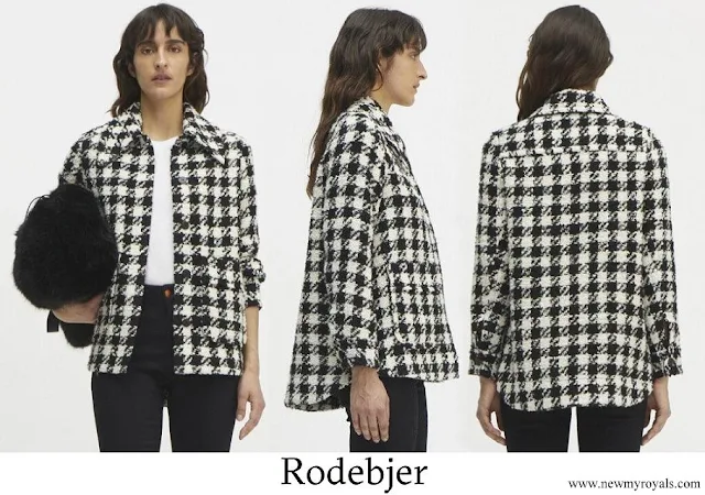 Crown Princess Victoria wore Rodebjer Boel Houndstooth Jacket