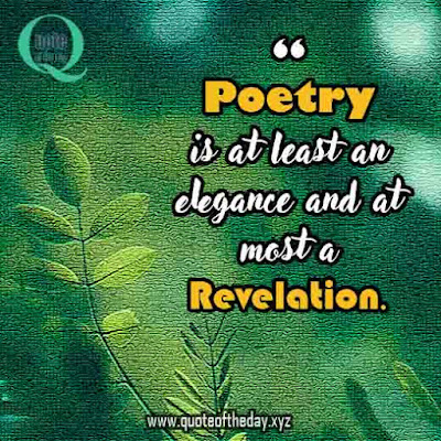 Quotes on poetry