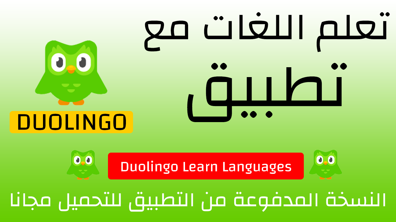 تحميل تطبيق Duolingo النسخة المدفوعة
