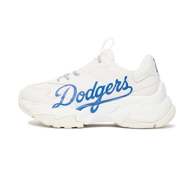 Thiết kế giày MLB Big Ball Chunky P LA Dodgers Off White