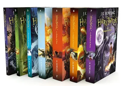 Box de Livros Amazon - Caixa Harry Potter - Edição Premium + Pôster Exclusivo + Frete Grátis