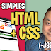 Criando um projeto simples em HTML, CSS e um tiquinho de Javascript