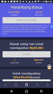 Saya telah menerima Rp200000 pada platform ini