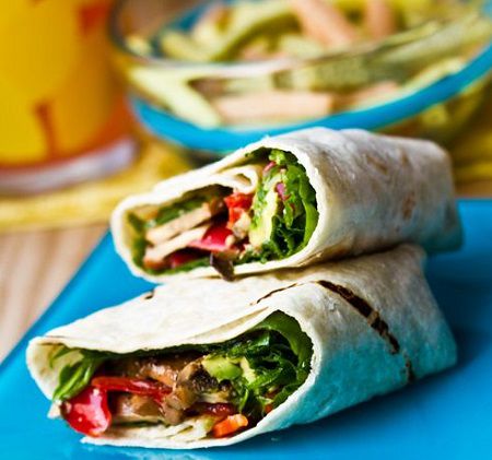 Smoky Mushroom Avocado Wrap Recipe