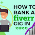 Best SEO Fiverr to Rank Gig fast: 