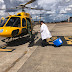 Helicóptero do Detran transporta coração vindo de Belo Horizonte