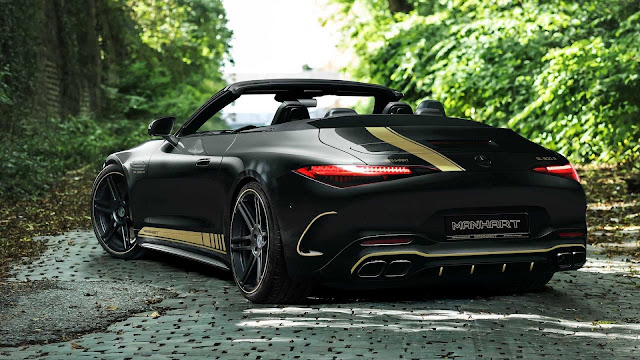 Mercedes-AMG SL Is Bold In Black With 800-HP Manhart Upgrade
