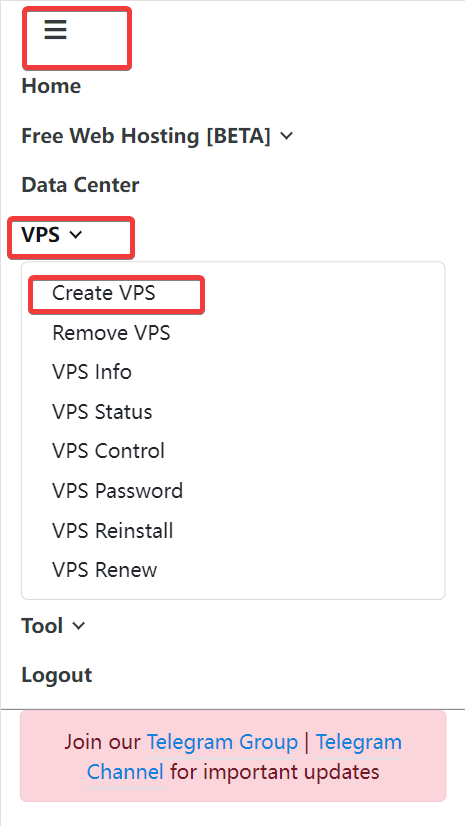 Hax Create VPS