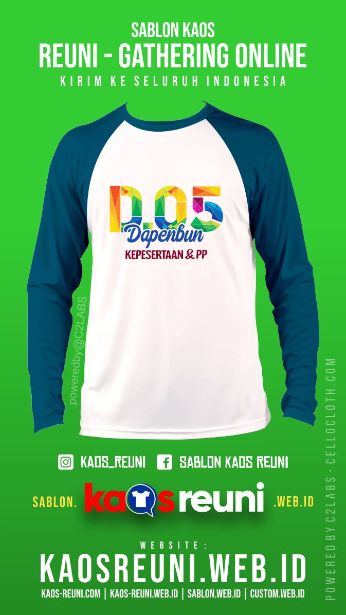 Sablon Kaos Dapenbun Kepesertaan dan PP - Kaos Gathering Kantor