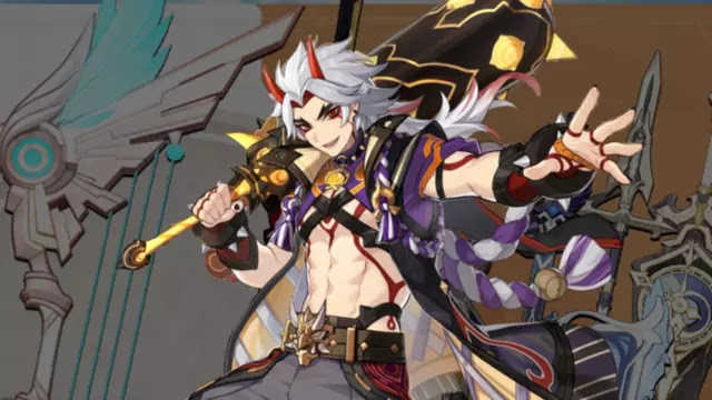 Genshin Impact Itto banner character, weapon banner