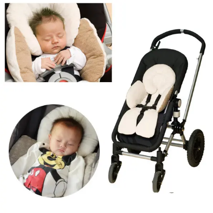 Baby Kid Protect Body Support Compliance Car Seat Stroller Winter Reversible Cushions Pad