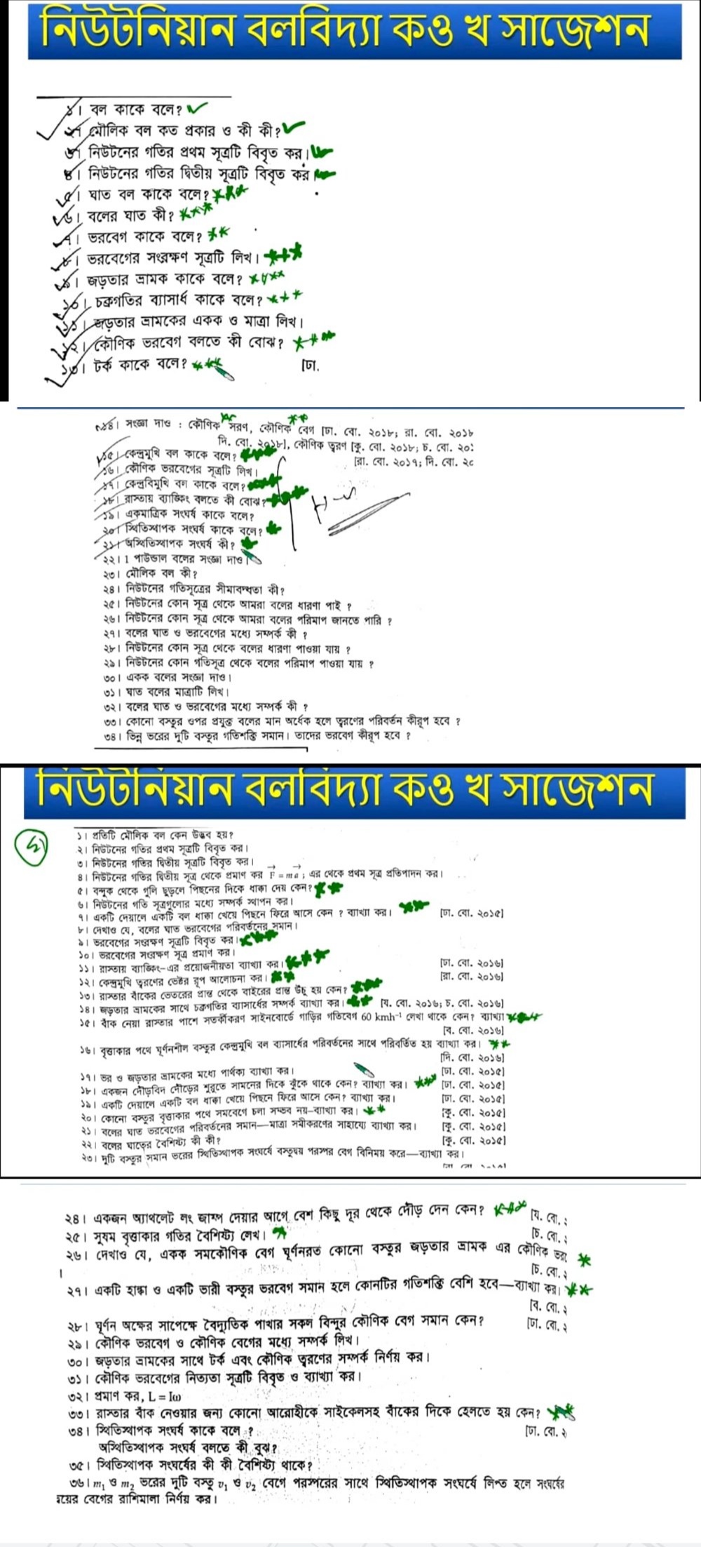 HSC Physics 2nd Paper PDF Suggestion Download 2022 এইচএসসি পদার্থবিজ্ঞান ২য় পত্র সাজেশন ২০২২